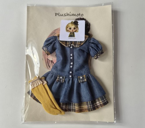 Blythe doll outfit denim - blythe,