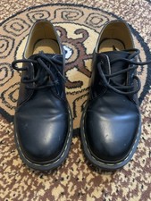 Children’s Leather Black Doctor Martin Shoes Size 5