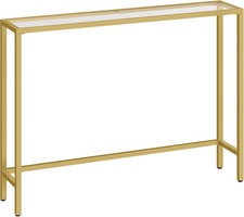 HOOBRO Console Table, Gold