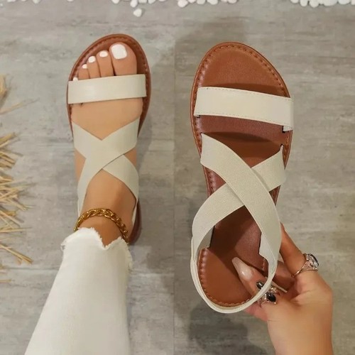 Women roman flat - women, sandals