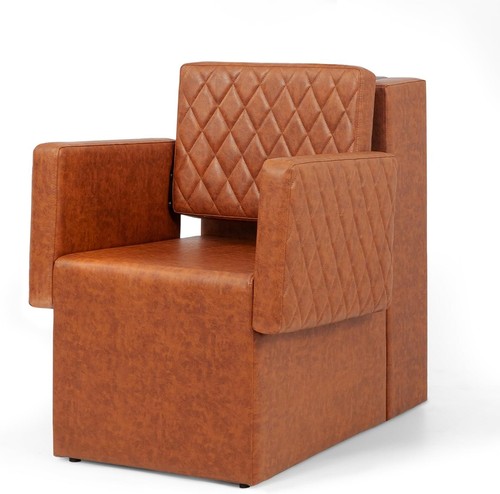 Brown salon hair dryer chairs - salon,