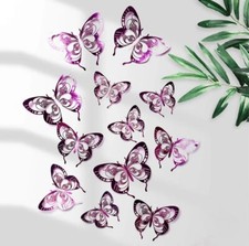 12 x 3D Butterfly Wall