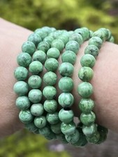Variscite Crystal Beaded