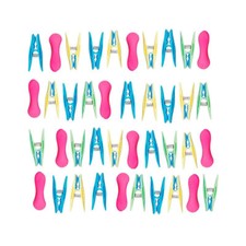 40 Soft Grip Clothes Pegs
