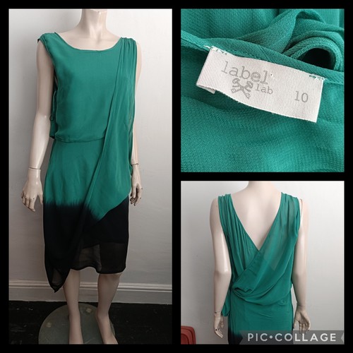 Label lab green dress - label, 10
