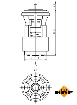 Thermostat coolant nrf - thermostat,,