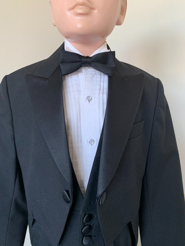 Black tuxedo tail - tuxedo,