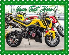 Sport Motorcycle - Edible Cake