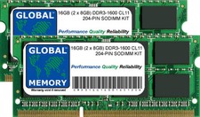 16GB 2x8GB DDR3 1600MHz