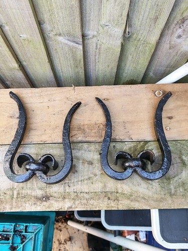 Railhead metal finial - 2x,