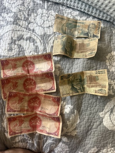 Item old various dollars - item,