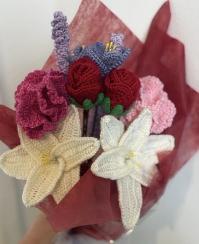 Bouquet crochet flowers - bouquet,