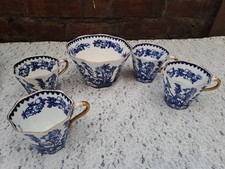 Coalport Blue Coral part tea