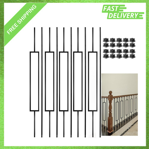 Wrought iron balusters - wrought, 1/2