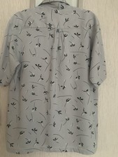 Men’s Freddie’s of Pinewood Shirt Loop Collar 100% Cotton 42 Chest Slight Mark