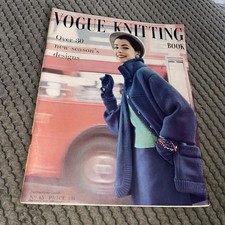 Vintage Vogue no 45 is Knitting Book Magazine vgc 1955 Publication 