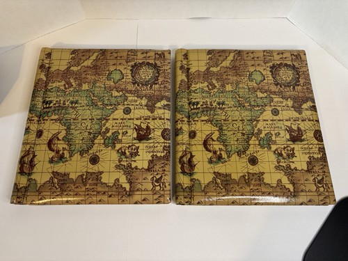 Vintage 1960s old world map - world,