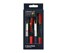 Red Bull Racing Oracle Ballpoint Pens MV1 – Set of 4 Official F1 Merchandise