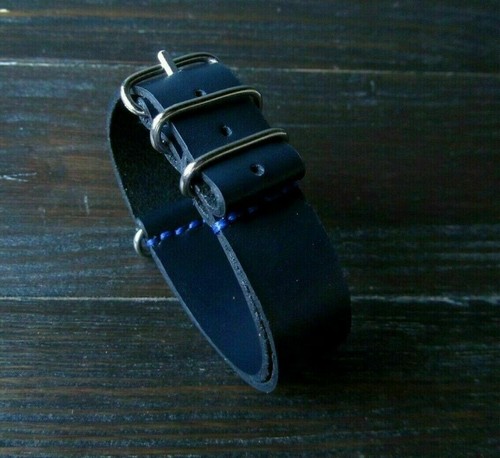 Blue night leather - blue, veg