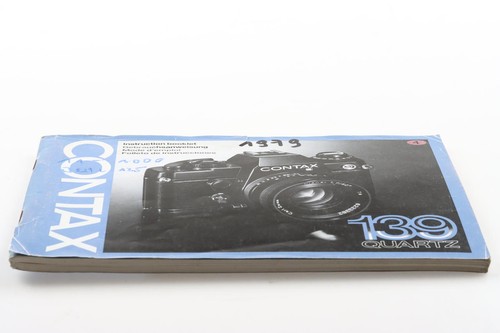 Contax 139 quartz instruction - contax,