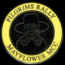 Pilgrims Rally pin badge (r