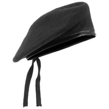 ARMY STYLE TACTICAL BERET CLASSIC MILITARY UNISEX HAT MENS PATROL CAP WOOL BLACK