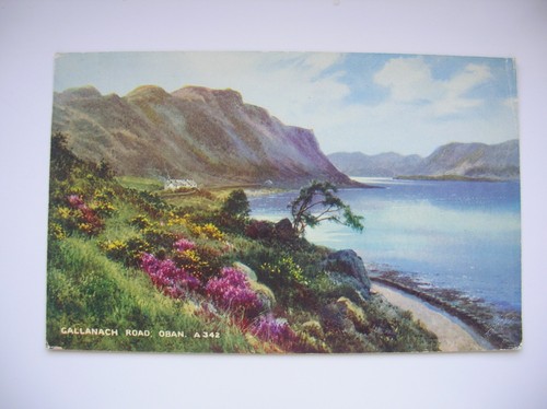 Oban postcard gallanach road - oban,