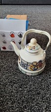 Vintage Enamel Coated Kettle