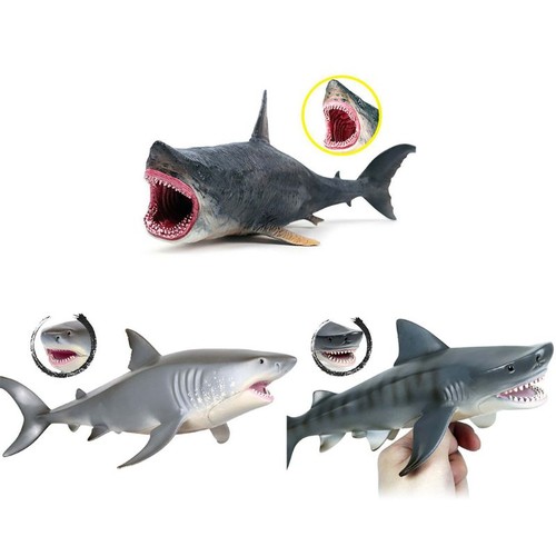 Realistic large shark toys - large,