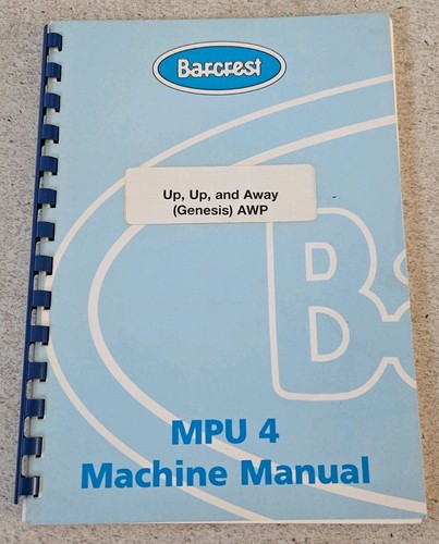 Barcrest mpu4 and - mpu4, up,
