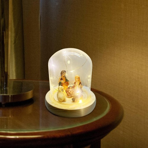 Nativity scene with led - nativity,