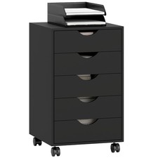 HOMCOM Filing Cabinet with 5