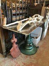 Veterinary examination table vintage 54"x24" top 26-40" adjustable height