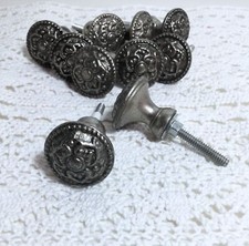 Silver Pewter Cabinet Drawer
