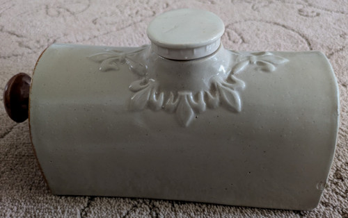 Antique stoneware hot water - antique,