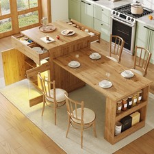 Kitchen Island w/ Extendable