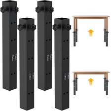 4 Pcs Table Leg Extenders for