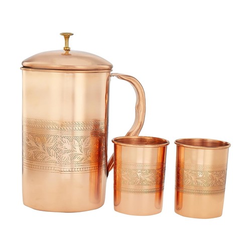 Copper water jug 1350ml - jug, 2