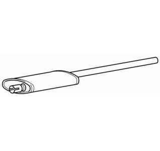 Quality centre exhaust middle - quality,