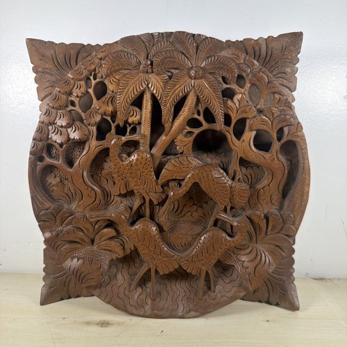 Vintage balinese wood carved - vintage,