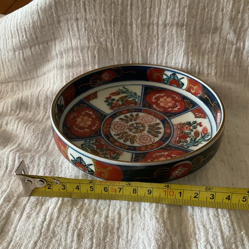 Japanese porcelain bowl red - porcelain, &