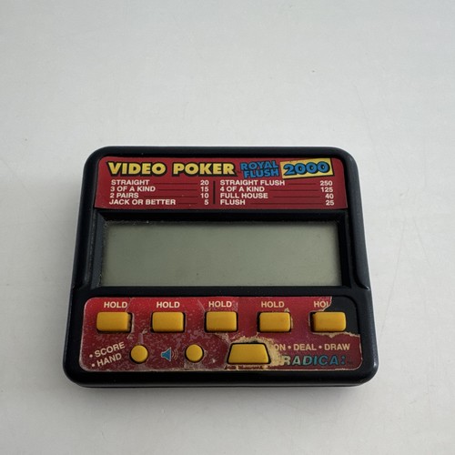 Radica video poker - video,