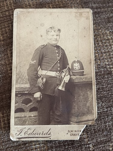 Victorian cdv photo military - cdv,