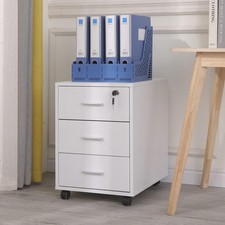 Mobile 3 Drawers File Storage