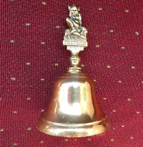 Vintage brass bell with - ,