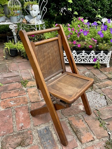 Vintage wooden folding - vintage,