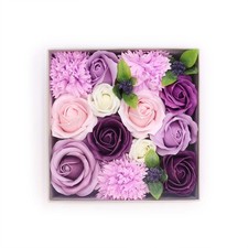 Soap Flower Square Box -