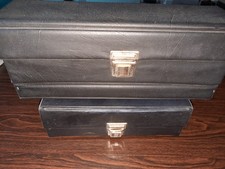 2 X VINTAGE BLACK VINYL