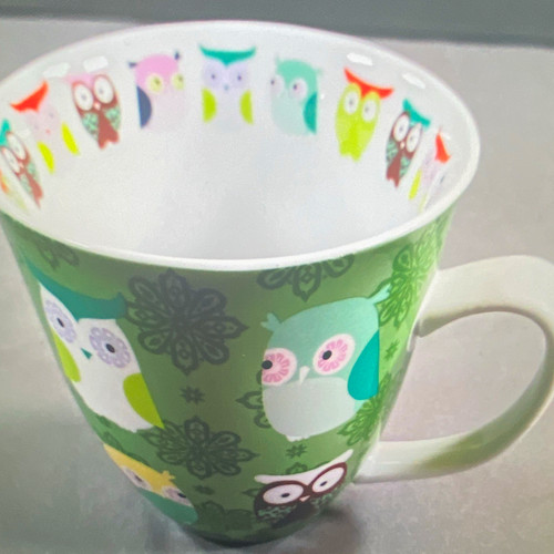 Creative tops owls green - creative,