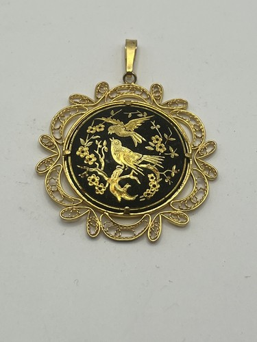 Vintage damascene flower - vintage,